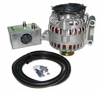 Ford 6G series alternator with Quicktifier